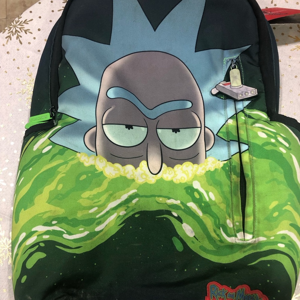 Rick & Morty Sprayground Cartoon Character Backpacks